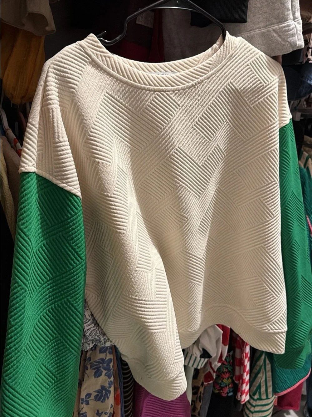 Boutique 9 textured quilted